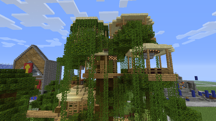 It is my great pleasure to show you my promo build: a luxury treehouse getaway.