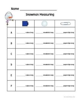 Snowman Measuring