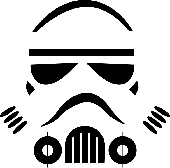  storm trooper pumpkin stencil to print how to make storm trooper 