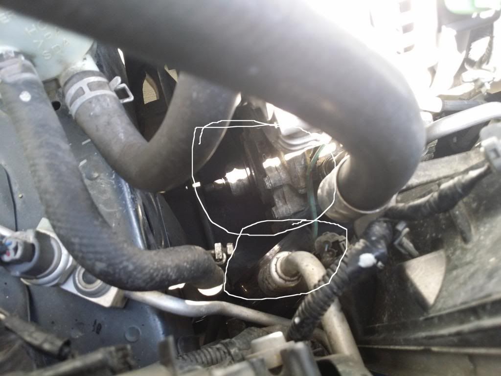 where is my ac compressor location? Acura TSX Forum