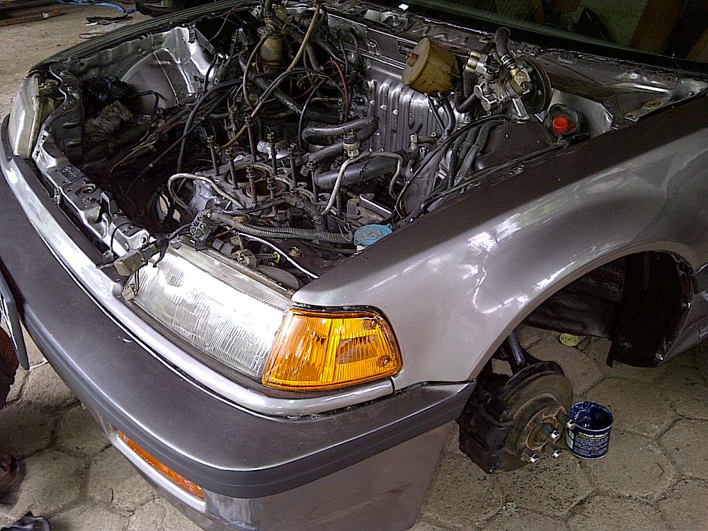 honda civic nouva 88 abu2 metalik restorasi total mesin zc honda civic nouva 88 abu2 metalik restorasi total mesin zc