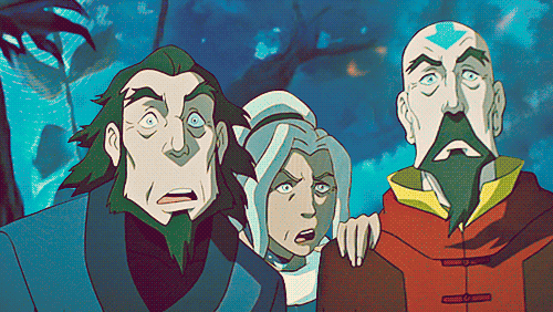 Tenzin and his siblings, Kya and Bumi