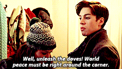 Felix: Well, unleash the doves. World peace must be right around the corner