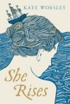 Cover showing a woman's head emerging from the sea, with the waves merging with her hair
