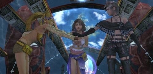 Rikku, Yuna and Paine