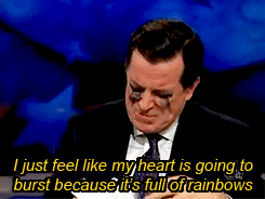 Stephen Colbert crying