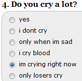 do you cry a lot?