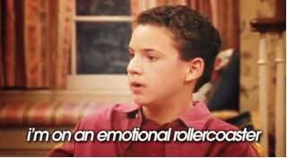 Cory Matthews saying calmly: I'm on an emotional rollercoaster.