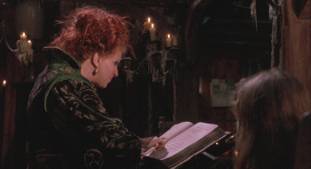 Winifred Sanderson is not impressed.