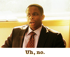 gif of Dule Hill saying Uh No