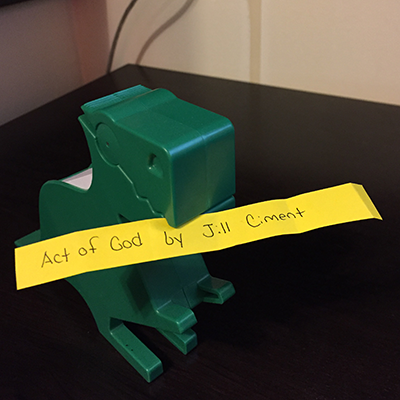 cover for Act of God by Jill Ciment