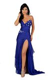 Miss Universe 2011 Official Long Evening Gown Portraits El Salvador Mayra Aldana
