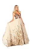 Miss Universe 2011 Official Long Evening Gown Portraits Netherlands Kelly Weekers