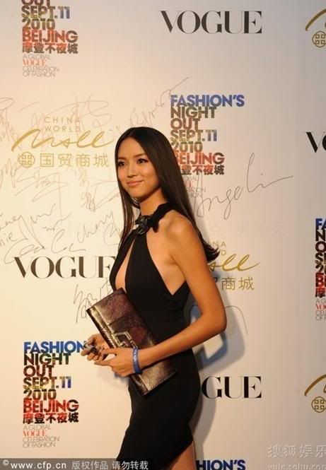 miss world 2007 zilin zhang vogue fashion night out 2010