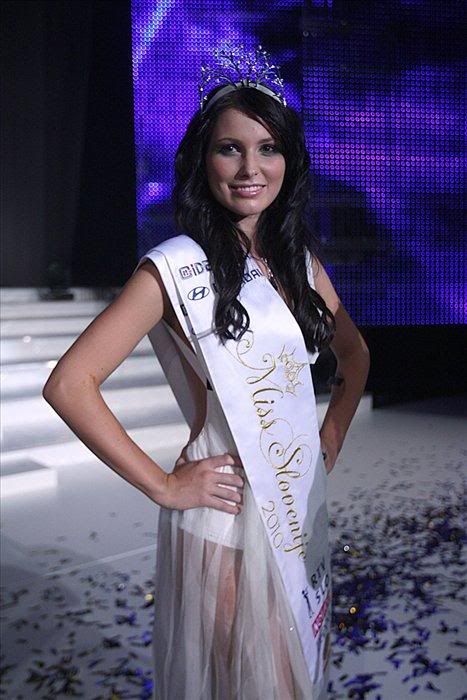 miss slovenia slovenije 2010 winner sandra adam