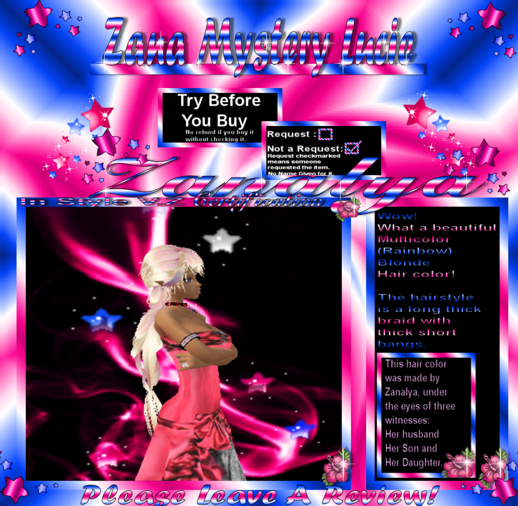 Zana Mystery Lucie PICTURE 01, Zanalya Mystery Lucie PICTURE 01