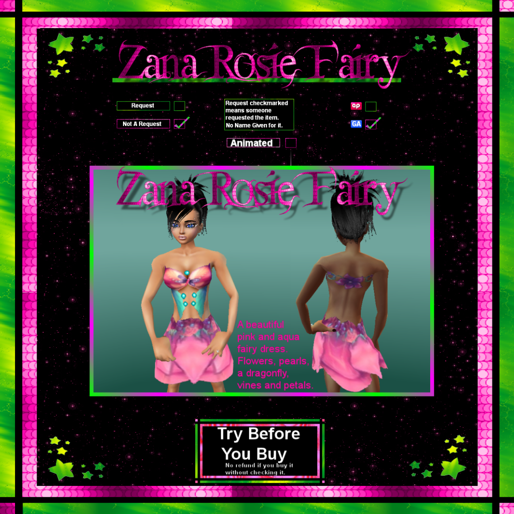 Zana Rosie Fairy