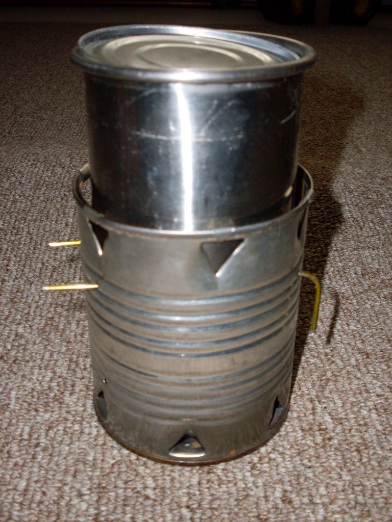 Cans of Sterno for cooking food or boiling water in stash