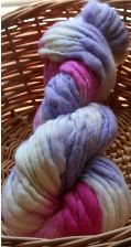 Hope for a Cure hand-spun thick & thin