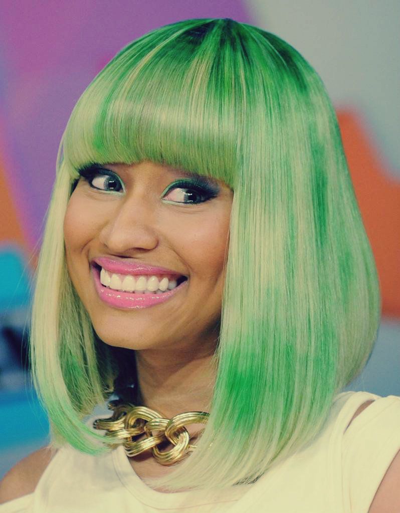 Nicki Minaj Green Hair Photo By Pinkskullss Photobucket