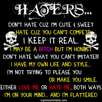 funny hater quotes and phrases. funny hater quotes