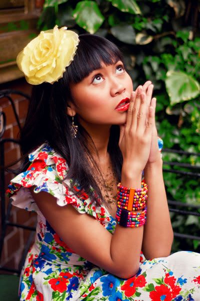 Sharliza praying