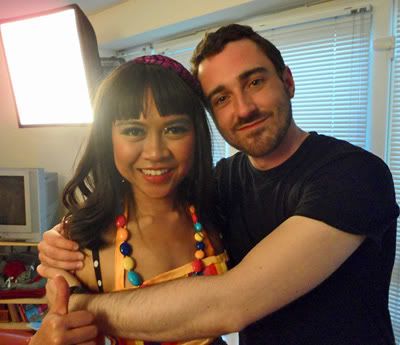 Sharliza and video director Sam Jordan