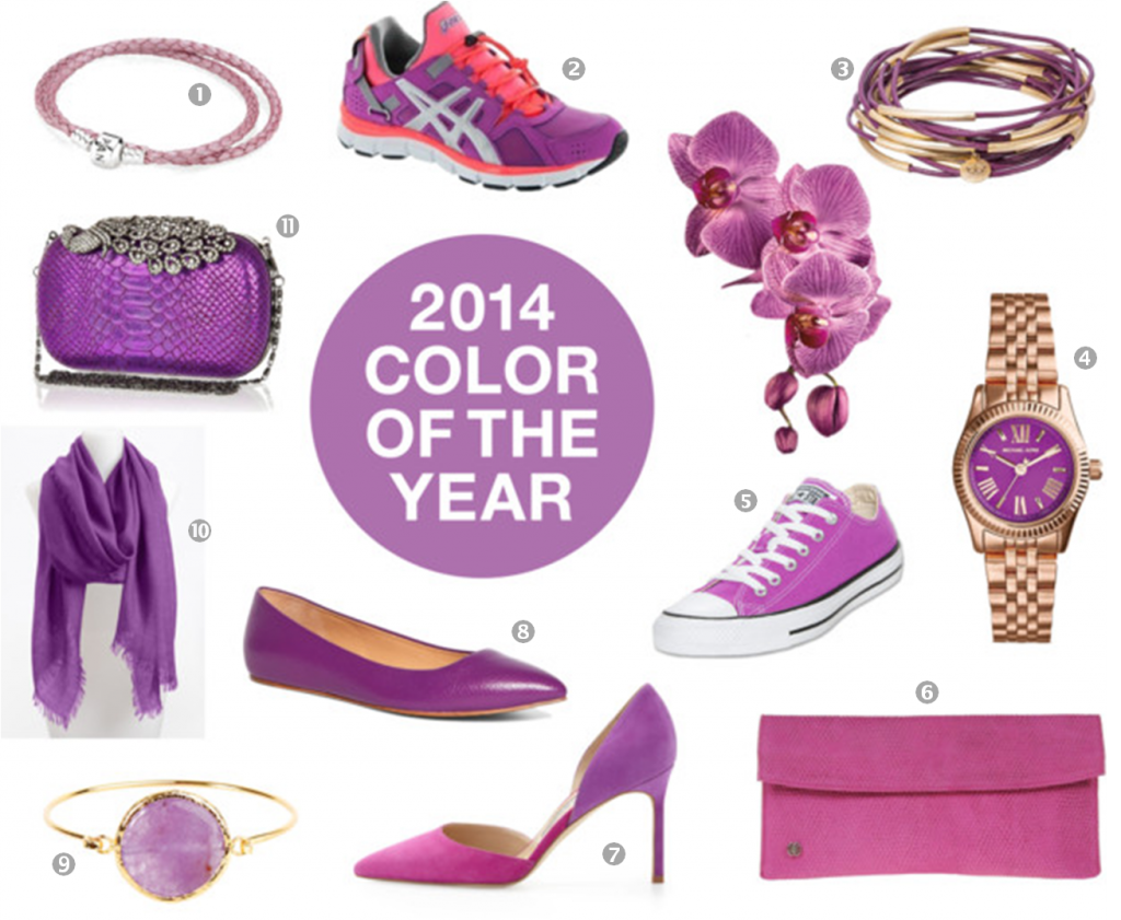 radiant orchid style inspiration accessories