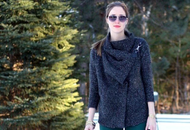 sheinside ouch cardigan sweater