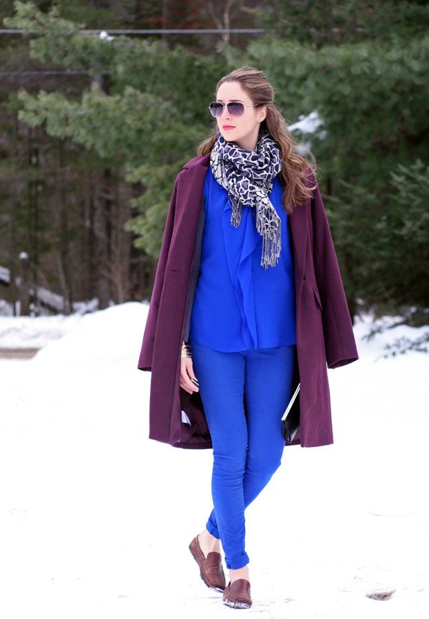 burgundy wool coat royal blue