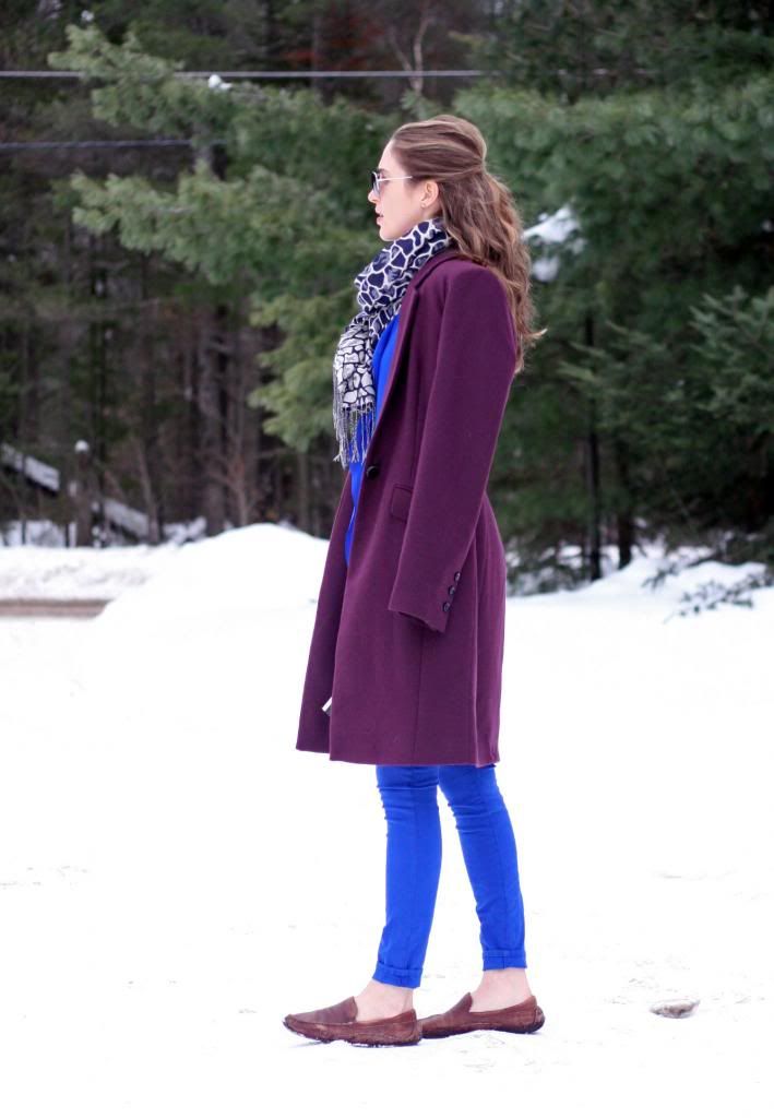 burgundy blue aritzia gap skinny