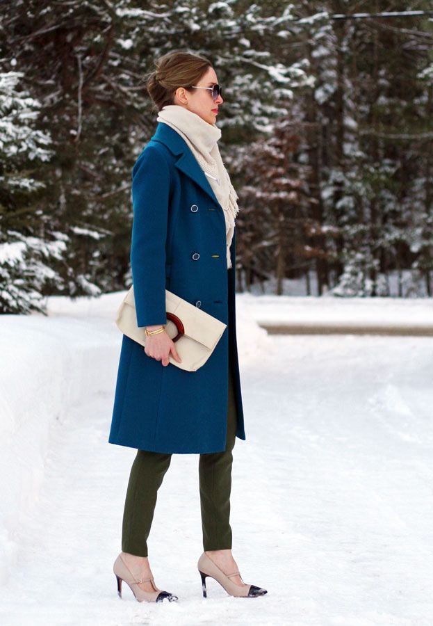 thrifted wool coat