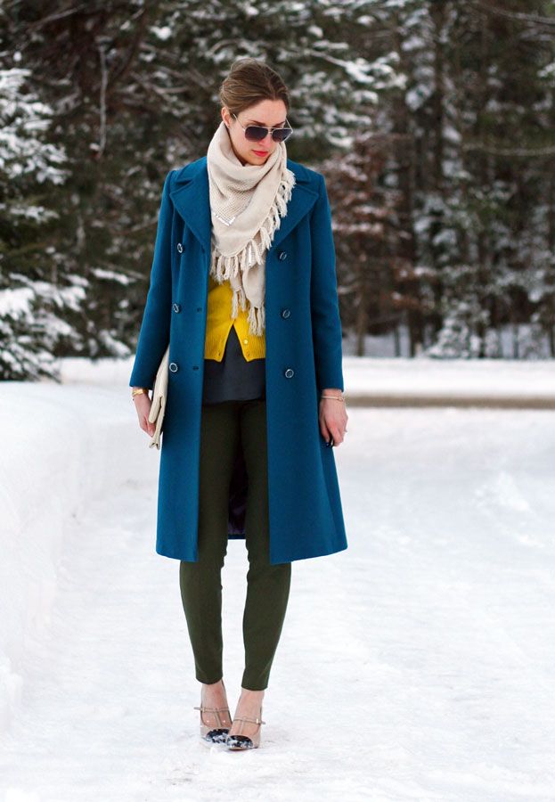vintage wool coat scarf cashmere