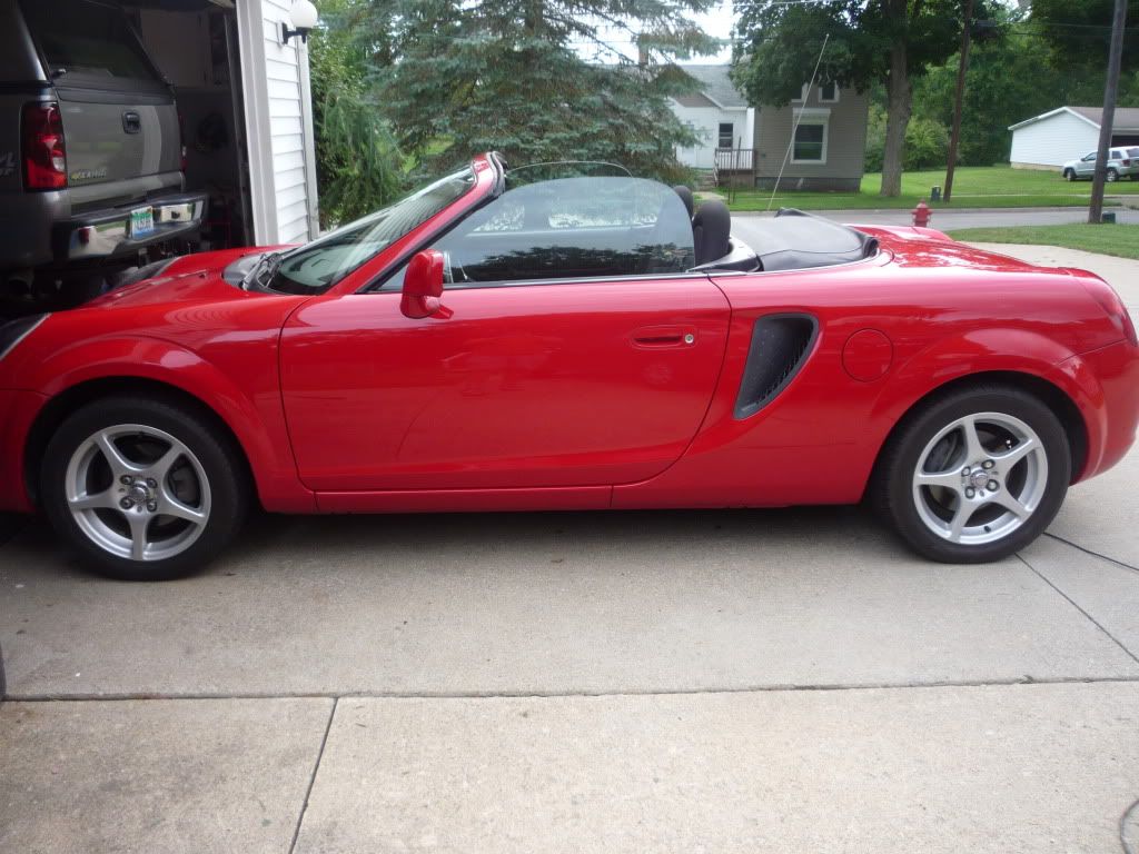 toyota mr2 spyder in winter #7