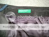 United Colors of Benetton Womens Leather Skirt Sz 42  