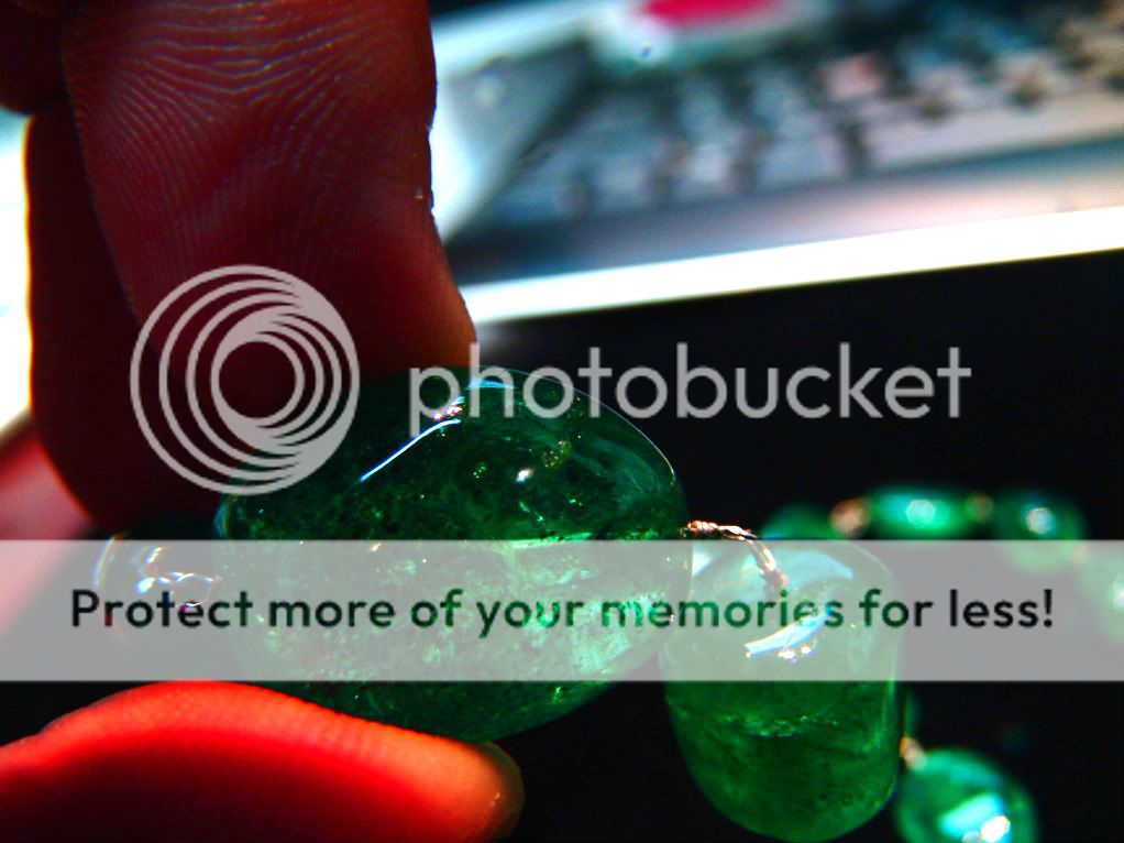 MASTERPIECE█▓ SUPER 461.88 CARAT EMERALD BEADS, UP TO 23 MM 