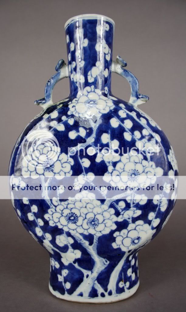 An unusual 19th century Chinese crackle glazed vase  