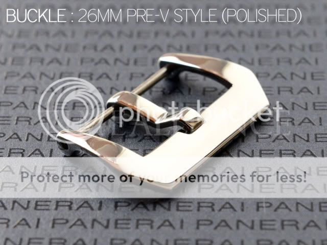 26MM PRE V SCREW IN BUCKLE FOR PANERAI WATCH BAND STRAP  