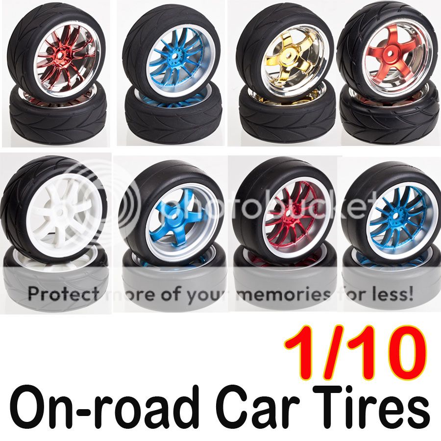 On road Car Tires Wheel Tire Auto 1/10 110 Rim & Tyre  