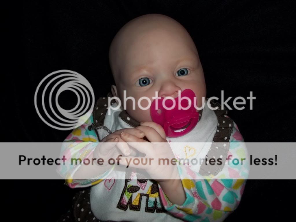 Adorable Bald Reborn Baby Lulu by Jen Printy Big Baby Star Sweepers Nursery