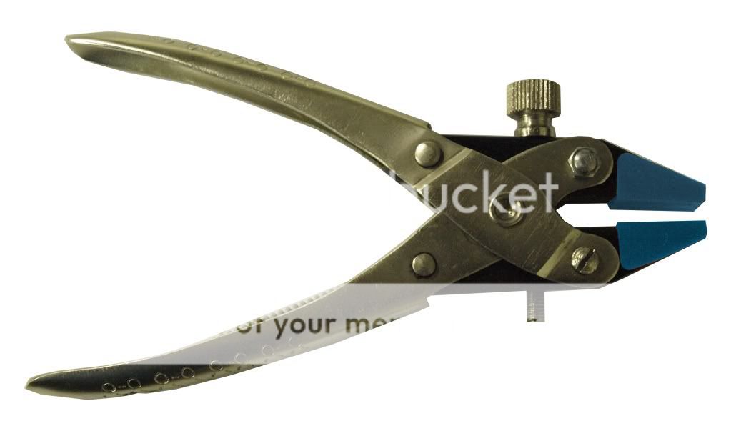 Instrument Clinic Large Nylon Pad Parallel Pliers, with Set Screw and 